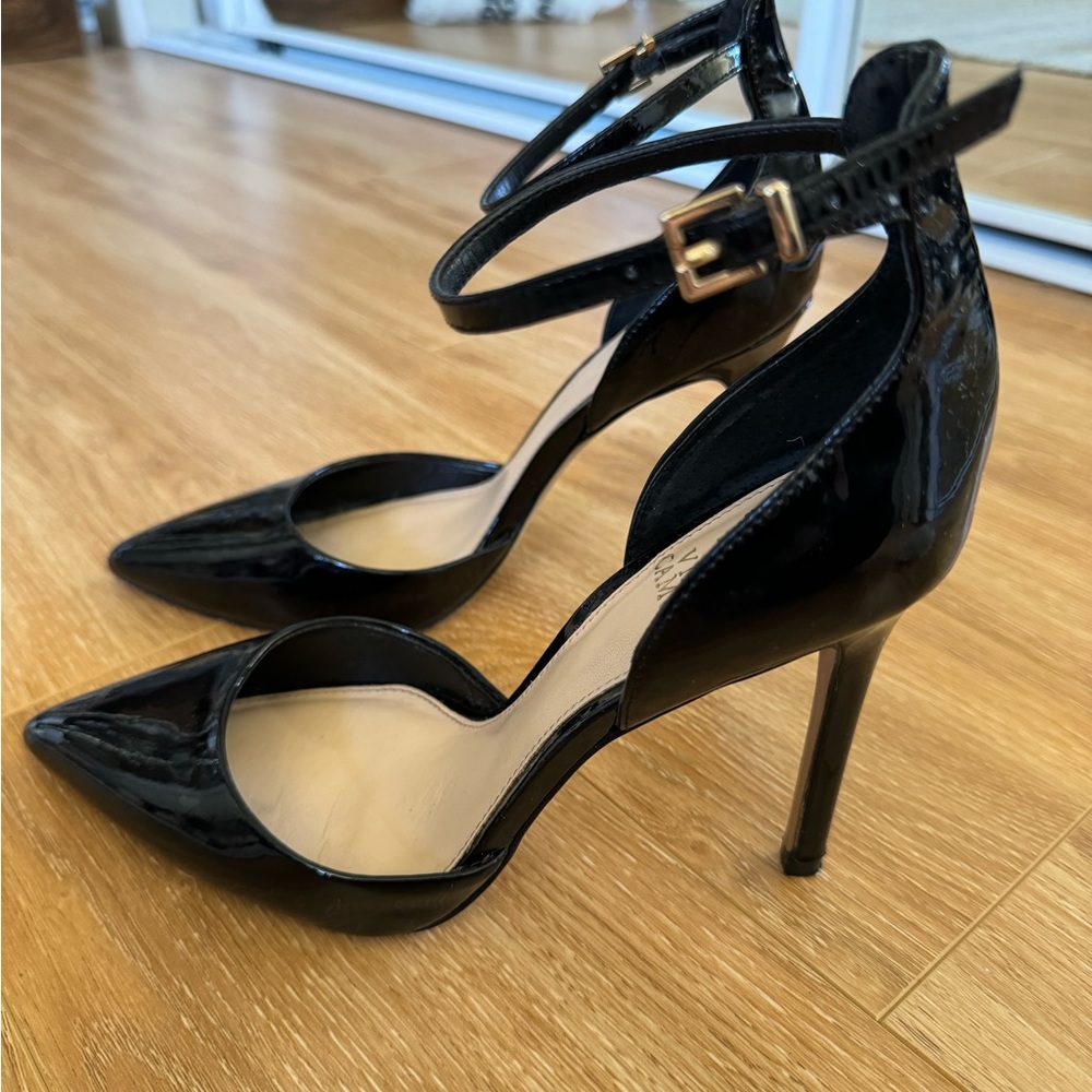 Vince Camuto Ankle Strap Heels 7.5 Worn Twice